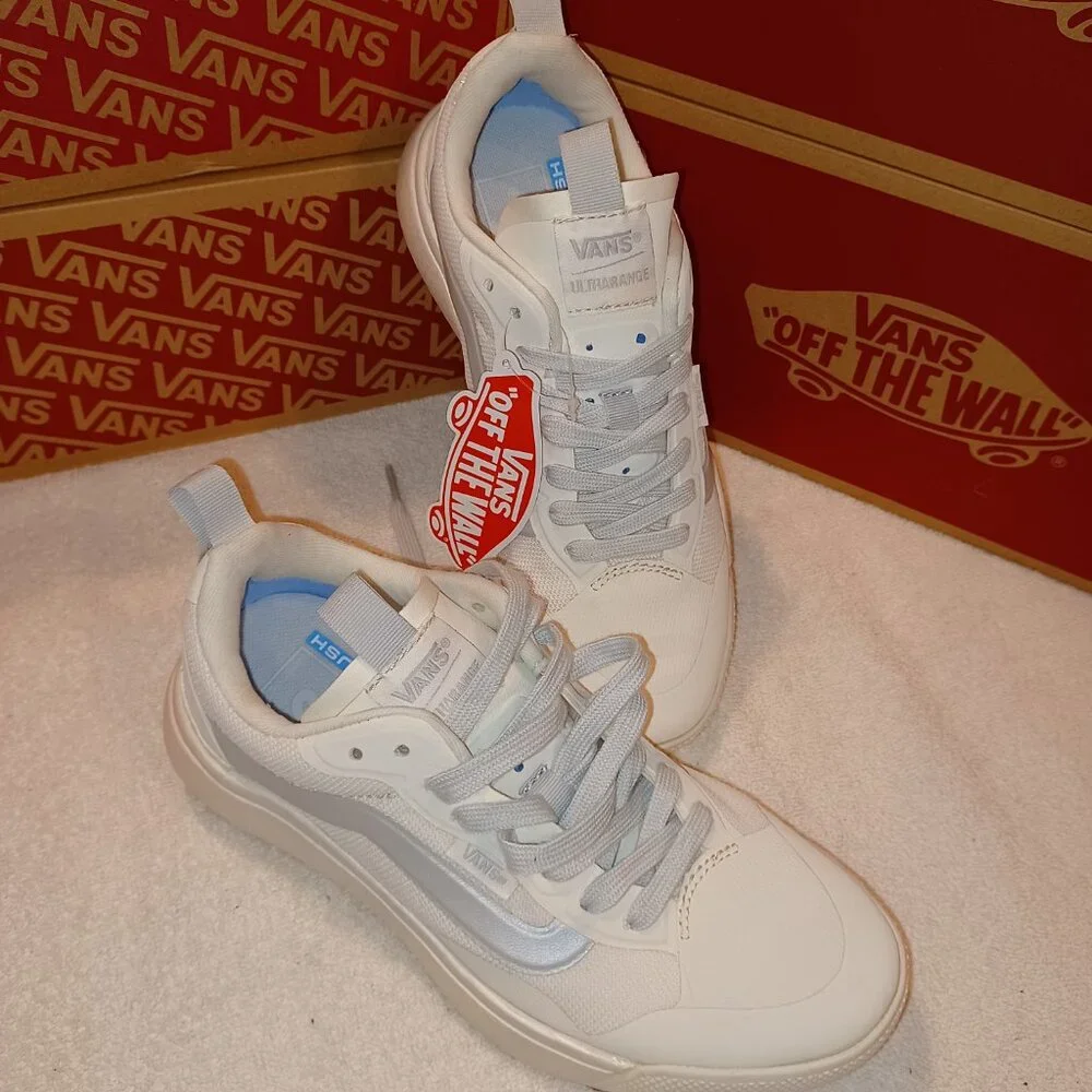 VANS Men's 4.5/Womens 6 UltraRange Exo Abalone Dawn Blue/Marshmallow VN0A4U1KAXQ - Picture 5 of 12